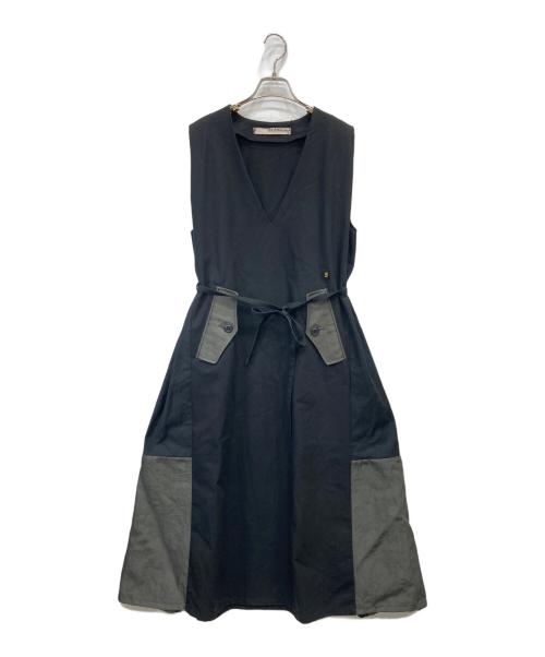 blanc basque（ブランバスク）BLANC basque (ブランバスク) ノースリーブワンピース ブラック サイズ:M 未使用品の古着・服飾アイテム