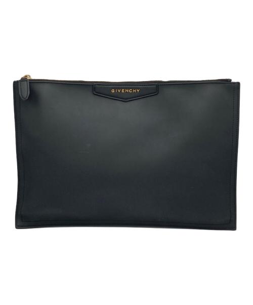 GIVENCHY（ジバンシィ）GIVENCHY (ジバンシィ) Antigona leather clutch bag ブラックの古着・服飾アイテム