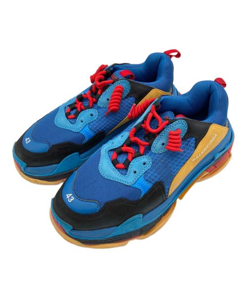 BALENCIAGA（バレンシアガ）BALENCIAGA (バレンシアガ) TRIPLE S SNEAKER ブルー サイズ:28cmの古着・服飾アイテム