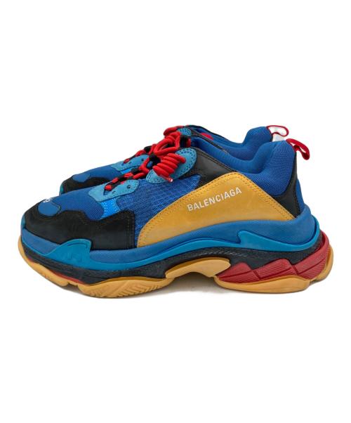 BALENCIAGA（バレンシアガ）BALENCIAGA (バレンシアガ) TRIPLE S SNEAKER ブルー サイズ:28cmの古着・服飾アイテム