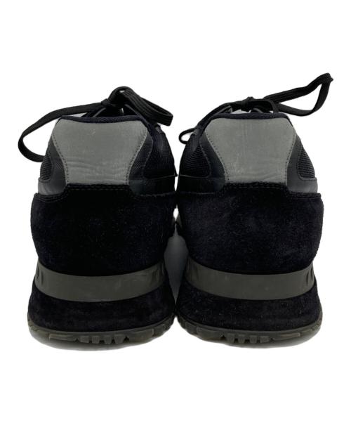 LOUIS VUITTON（ルイ ヴィトン）LOUIS VUITTON (ルイ ヴィトン) ランアウェイダミエアンフィニスウェードスニーカー ブラック サイズ:26.5cmの古着・服飾アイテム