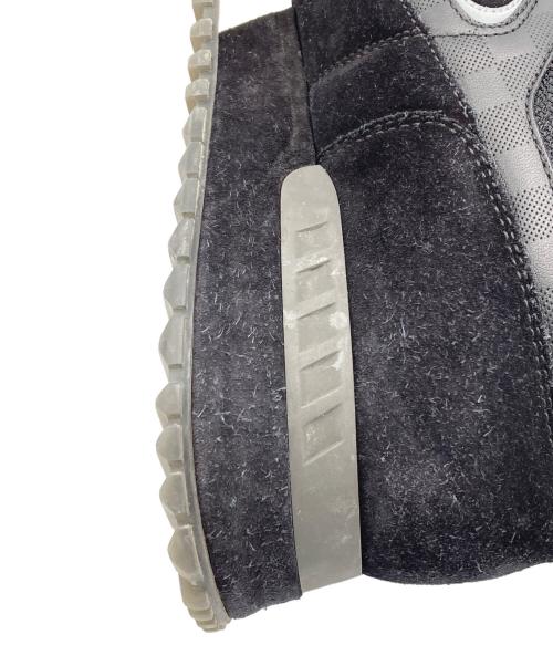 LOUIS VUITTON（ルイ ヴィトン）LOUIS VUITTON (ルイ ヴィトン) ランアウェイダミエアンフィニスウェードスニーカー ブラック サイズ:26.5cmの古着・服飾アイテム