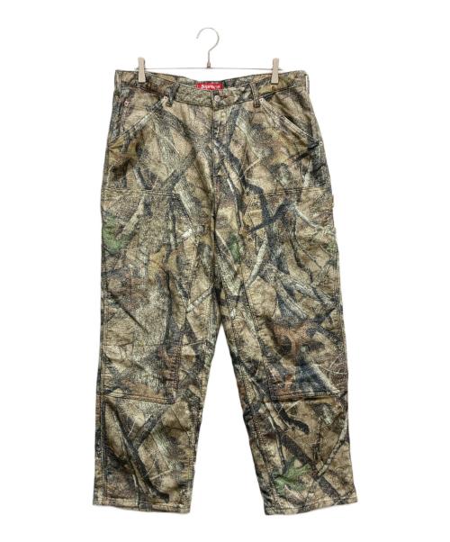 SUPREME（シュプリーム）Supreme (シュプリーム) Moleskin Double Knee PainterPant カーキ サイズ:91cm（Ｗ36）の古着・服飾アイテム