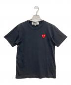 PLAY COMME des GARCONSプレイコムデギャルソン）の古着「Tシャツ」｜ブラック