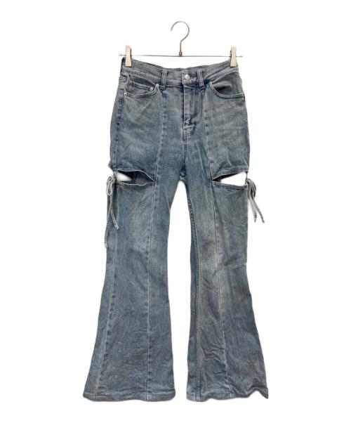 Resexxy（リゼクシー）RESEXXY (リゼクシー) カット アウト リボン デニム ブルー サイズ:Sの古着・服飾アイテム