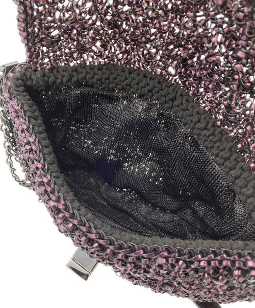 ANTEPRIMA（アンテプリマ）ANTEPRIMA (アンテプリマ) ターンロックショルダーバッグ パープルの古着・服飾アイテム