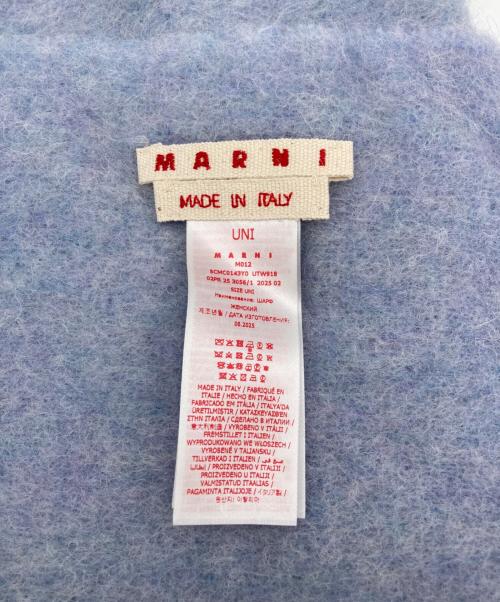 MARNI（マルニ）MARNI (マルニ) マフラー ブルーの古着・服飾アイテム