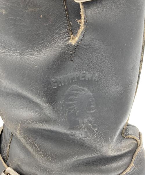 CHIPPEWA（チペワ）CHIPPEWA (チペワ) ロングブーツ ブラック サイズ:25cmの古着・服飾アイテム