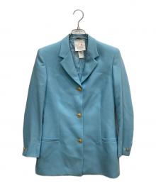 istante VERSACE（ヴェルサーチェ）の古着「セットアップスーツ」｜スカイブルー