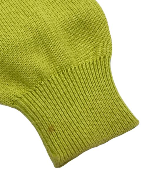 V2 BY VERSACE（ヴェルサーチ V2）V2 BY VERSACE (ヴェルサーチ V2) ニットポロシャツ イエロー サイズ:表示なしの古着・服飾アイテム