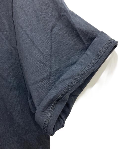 VERSACE JEANS COUTURE（ヴェルサーチ ジーンズクチュール）VERSACE JEANS COUTURE (ヴェルサーチ ジーンズクチュール) ヘンリーネックカットソー ブラック サイズ:XXLの古着・服飾アイテム