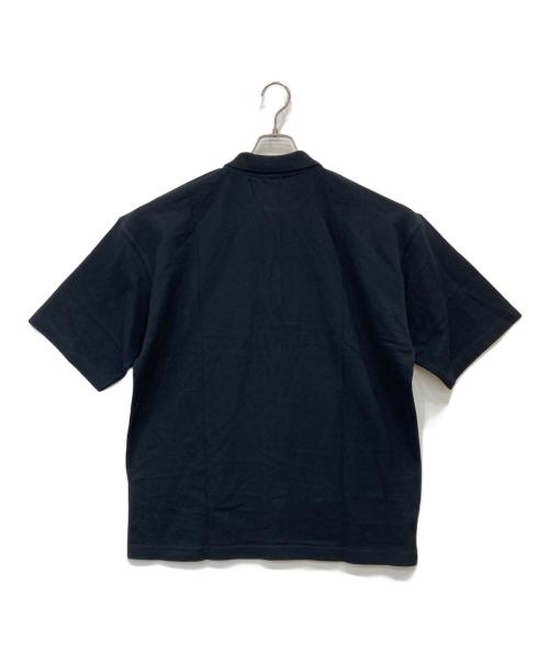 VERSACE JEANS COUTURE（ヴェルサーチ ジーンズクチュール）VERSACE JEANS COUTURE (ヴェルサーチ ジーンズクチュール) ロゴポロシャツ ブラック サイズ:Lの古着・服飾アイテム