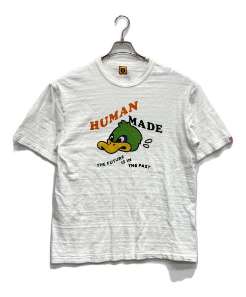 HUMAN MADE（ヒューマンメイド）HUMAN MADE (ヒューマンメイド) ダックグラフィックTシャツ ホワイト サイズ:XLの古着・服飾アイテム