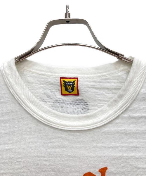 HUMAN MADE（ヒューマンメイド）HUMAN MADE (ヒューマンメイド) ダックグラフィックTシャツ ホワイト サイズ:XLの古着・服飾アイテム