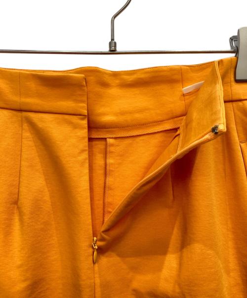 LANVIN en Bleu（ランバンオンブルー）LANVIN en Bleu (ランバンオンブルー) ポンチハイウエストペンシルスカート オレンジ サイズ:Mの古着・服飾アイテム