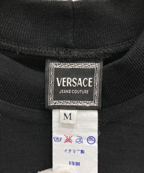 VERSACE（ヴェルサーチェ）VERSACE (ヴェルサーチェ) メデューサカットソー ブラック サイズ:Mの古着・服飾アイテム