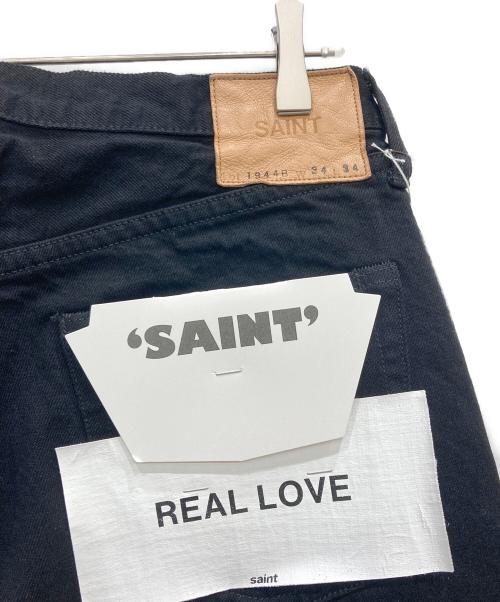SAINT MICHAEL（セントマイケル）SAINT MICHAEL (セントマイケル) BLACK DENIM PANTS ブラック サイズ:L 未使用品の古着・服飾アイテム