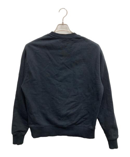 AMI PARIS（アミ パリス）AMI PARIS (アミ パリス) コットンジャージー スウェットシャツ ブラック サイズ:Sの古着・服飾アイテム