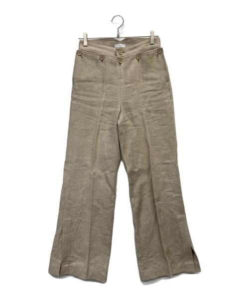 HYKE（ハイク）HYKE (ハイク) LINEN PANTS ベージュ サイズ:Mの古着・服飾アイテム
