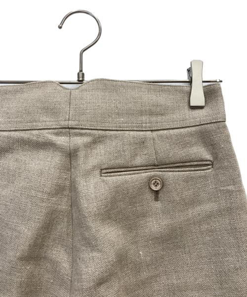 HYKE（ハイク）HYKE (ハイク) LINEN PANTS ベージュ サイズ:Mの古着・服飾アイテム