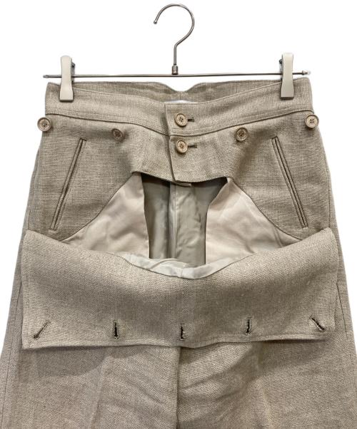 HYKE（ハイク）HYKE (ハイク) LINEN PANTS ベージュ サイズ:Mの古着・服飾アイテム