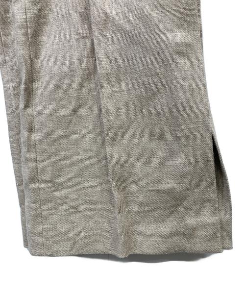HYKE（ハイク）HYKE (ハイク) LINEN PANTS ベージュ サイズ:Mの古着・服飾アイテム