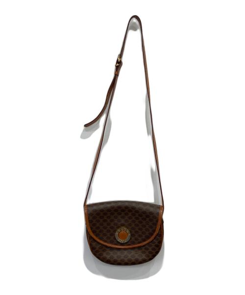 CELINE（セリーヌ）CELINE (セリーヌ) ハーフムーンショルダーバッグ ブラウンの古着・服飾アイテム