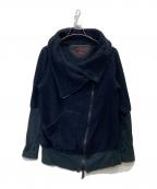 Vivienne Westwood RED LABELヴィヴィアンウエストウッドレッドレーベル）の古着「ボアジャケット」｜ネイビー