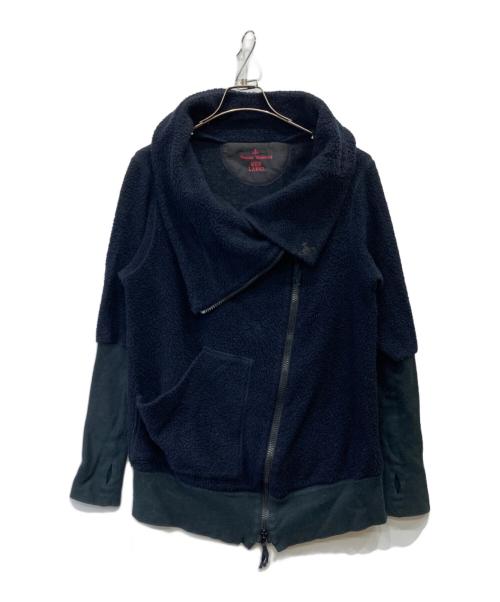 Vivienne Westwood RED LABEL（ヴィヴィアンウエストウッドレッドレーベル）Vivienne Westwood RED LABEL (ヴィヴィアンウエストウッドレッドレーベル) ボアジャケット ネイビー サイズ:Ⅿの古着・服飾アイテム