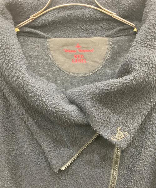 Vivienne Westwood RED LABEL（ヴィヴィアンウエストウッドレッドレーベル）Vivienne Westwood RED LABEL (ヴィヴィアンウエストウッドレッドレーベル) ボアジャケット ネイビー サイズ:Ⅿの古着・服飾アイテム