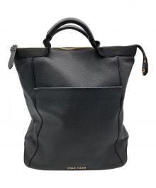 COLE HAAN（コールハーン）の古着「グランド アンビション スモール コンバーチブル ソリッド バックパック」｜ブラック