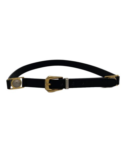 GIANNI VERSACE（ジャンニ・ヴェルサーチ）GIANNI VERSACE (ジャンニ・ヴェルサーチ) メデューサレザーベルト ブラックの古着・服飾アイテム