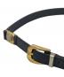 GIANNI VERSACE (ジャンニ・ヴェルサーチ) メデューサレザーベルト ブラック：10000円