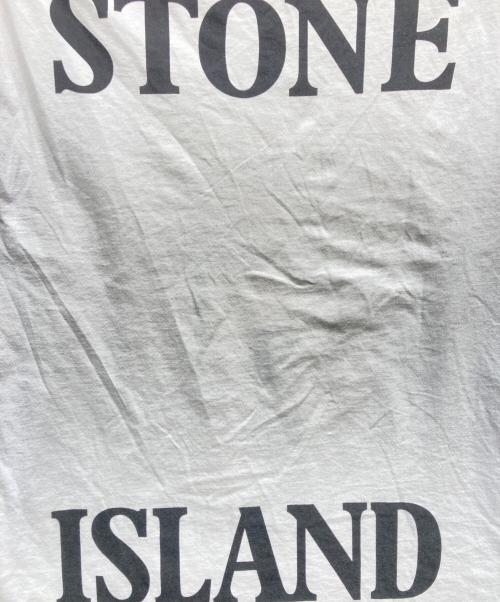STONE ISLAND（ストーンアイランド）STONE ISLAND (ストーンアイランド) プリントカットソー ホワイト サイズ:Mの古着・服飾アイテム