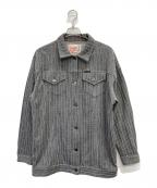 Hysteric Glamourヒステリックグラマー）の古着「ストライプジャケット」｜グレー