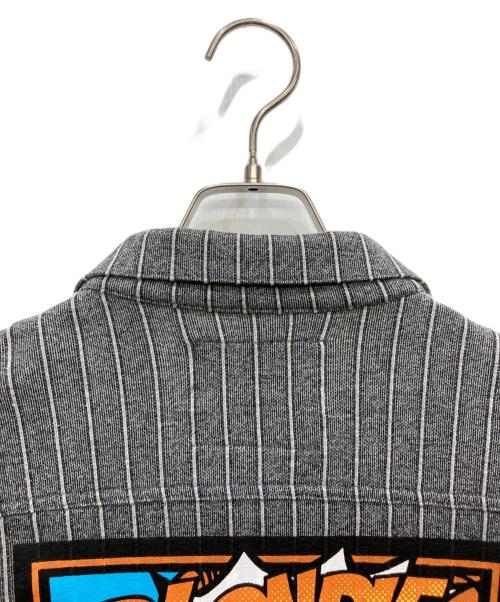 Hysteric Glamour（ヒステリックグラマー）Hysteric Glamour (ヒステリックグラマー) ストライプジャケット グレー サイズ:FREEの古着・服飾アイテム