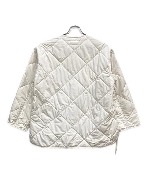 SHIPS（シップス）SHIPS (シップス) キルティング サイドジップ ブルゾン アイボリー サイズ:SIZE38の古着・服飾アイテム