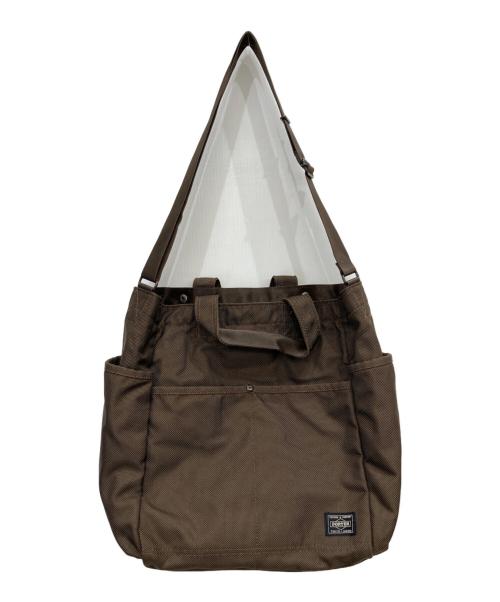 PORTER（ポーター）PORTER (ポーター) 2WAYバッグ ブラウンの古着・服飾アイテム