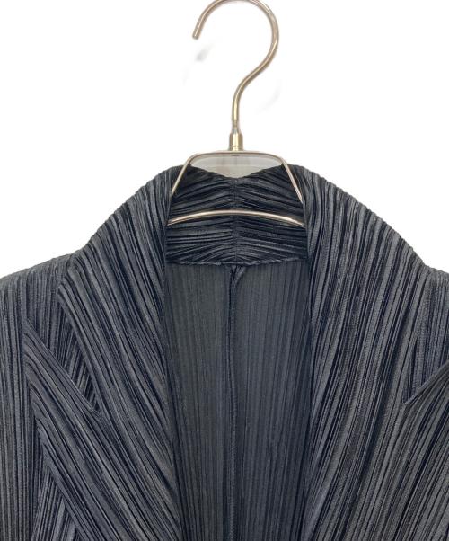 PLEATS PLEASE（プリーツプリーズ）PLEATS PLEASE (プリーツプリーズ) プリーツカーディガン ブラック サイズ:4の古着・服飾アイテム