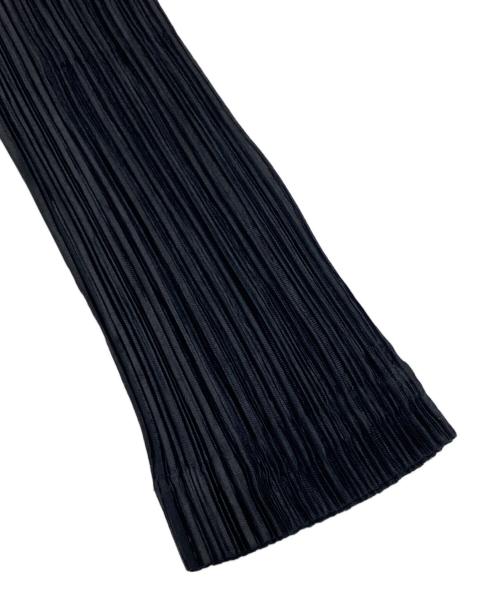 PLEATS PLEASE（プリーツプリーズ）PLEATS PLEASE (プリーツプリーズ) プリーツカーディガン ブラック サイズ:4の古着・服飾アイテム