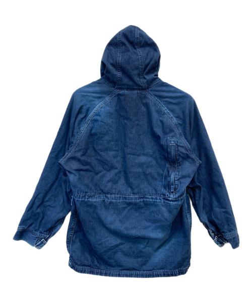 EVISU（エヴィス）EVISU (エヴィス) デニムカバーオールジャケット インディゴ サイズ:40の古着・服飾アイテム