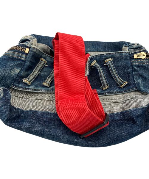EVISU（エヴィス）EVISU (エヴィス) デニムボディーバッグ インディゴの古着・服飾アイテム