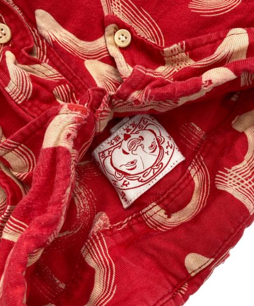 EVISU（エヴィス）EVISU (エヴィス) 長袖ポロシャツ レッド サイズ:表示なしの古着・服飾アイテム