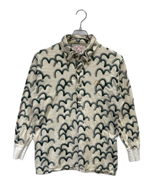 EVISU（エヴィス）EVISU (エヴィス) 長袖ポロシャツ ホワイト サイズ:表示なしの古着・服飾アイテム