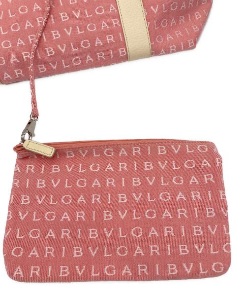 BVLGARI（ブルガリ）BVLGARI (ブルガリ) トートバッグ ピンクの古着・服飾アイテム