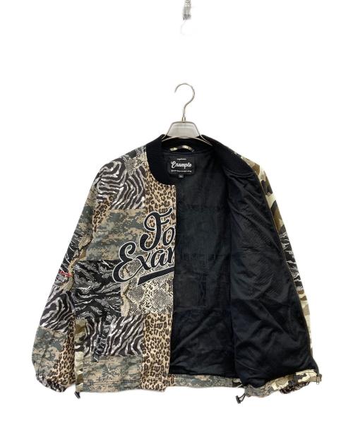 EXAMPLE（エグザンプル）EXAMPLE (エグザンプル) 総柄パッチワークブルゾン ベージュ サイズ:Mの古着・服飾アイテム