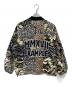 EXAMPLE (エグザンプル) 総柄パッチワークブルゾン ベージュ サイズ:M：7000円