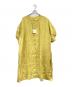 tumugu（ツムグ）の古着「ソリトリネン2wayビッグスリーブワンピース」｜イエロー