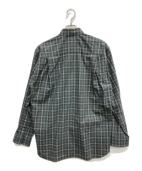 BALENCIAGA（バレンシアガ）BALENCIAGA (バレンシアガ) ボタンダウンチェックシャツ グリーン サイズ:34の古着・服飾アイテム