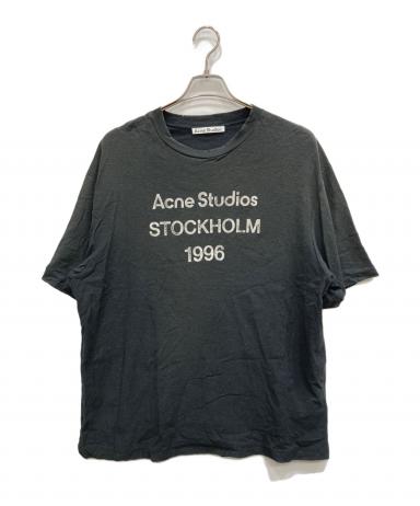 Acne Studios Tシャツ・カットソー XS 黒x紺xグレー 【古着】【中古】 Acne Studios - Acne Studios Tシャツ・カットソー XS グレー 【古着